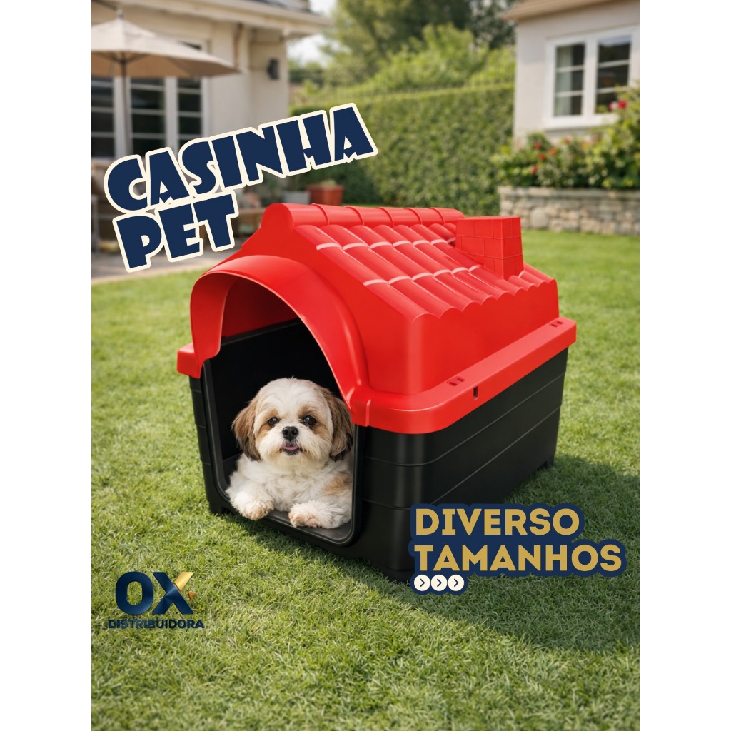 Casinha Para Cachorro (Diversos Tamanhos) Mec Pet