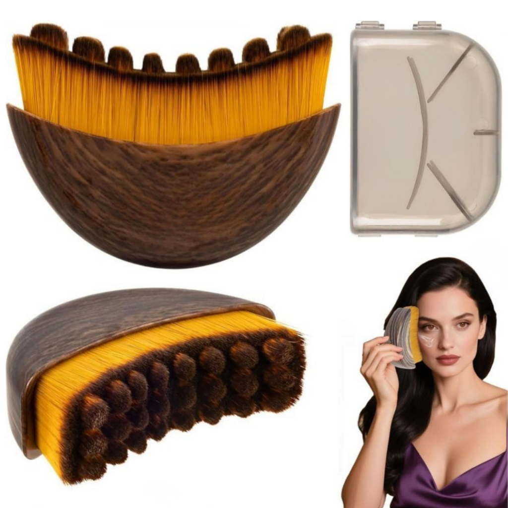 Escova Facial Para Drenagem Linfática Modeladora - Reduz Inchaço Escovinha Drenagem - Ultra-Soft Gua Sha