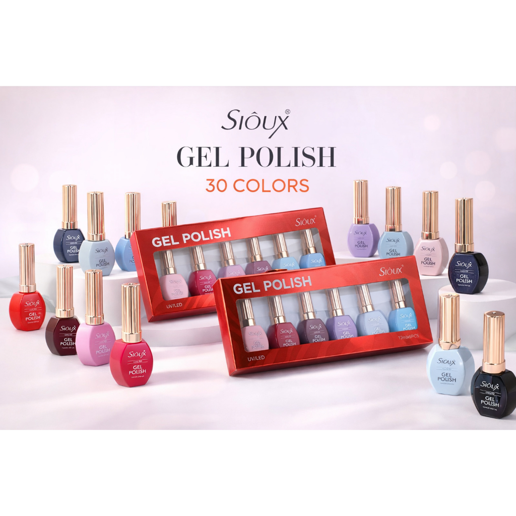 Kit 6 Esmalte Gel Led Uv D&Z Nail Gel Color Coat 12ml Uv/Led Cores Novas Vivas E Vibrantes