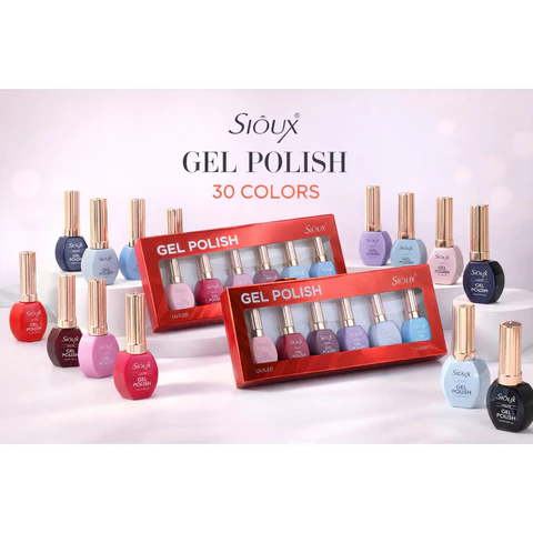 Kit 6 Esmalte Gel Led Uv D&Z Nail Gel Color Coat 12ml Uv/Led Cores Novas Vivas E Vibrantes