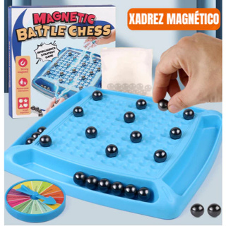 Jogo de Xadrez Magnético Tabuleiro Portátil Estratégia Educacional Infantil Adulto Interativo em Oferta na Shopee