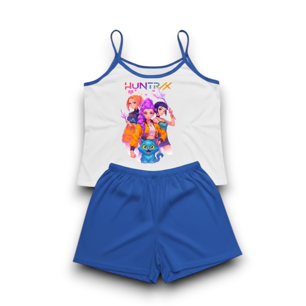 pijama infantil modelo básico de alça /modelo moda verão calor infantil