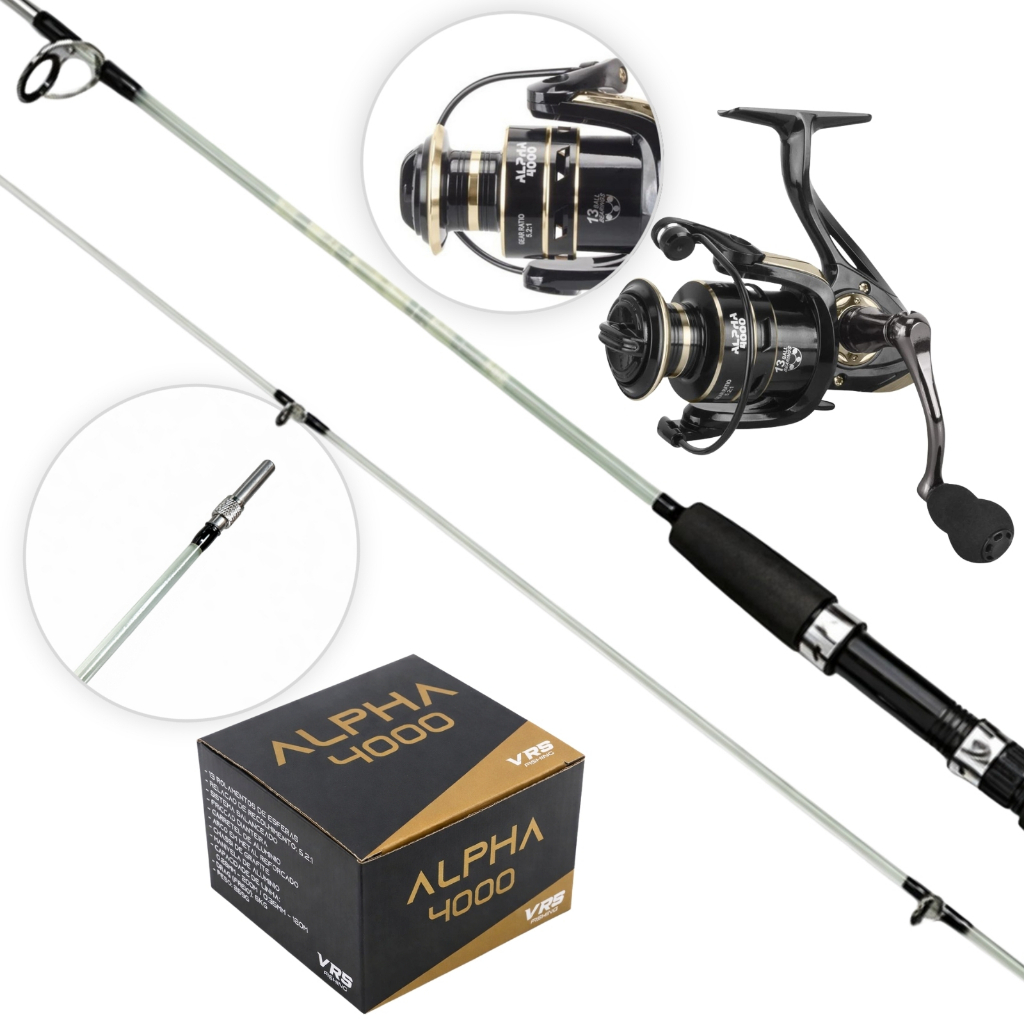 Kit Pesca Vara 1,65m + Molinete 4000 13 Rolamentos em Oferta na Shopee