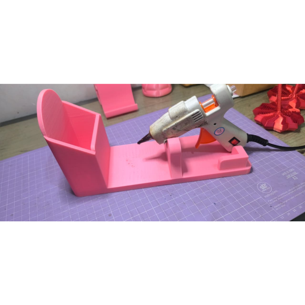 Suporte Organizador para Pistola de Cola Quente e Tubos – Perfeito para Artesanato