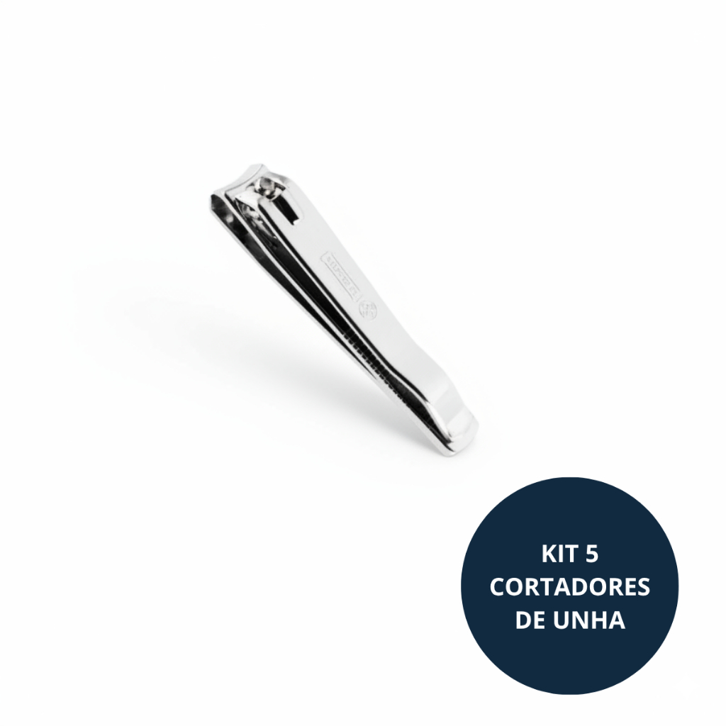 Kit Cortador de Unha Classic 121-CD 5 ou 10 unidades Pé Mão Manicure Pedicure Corte