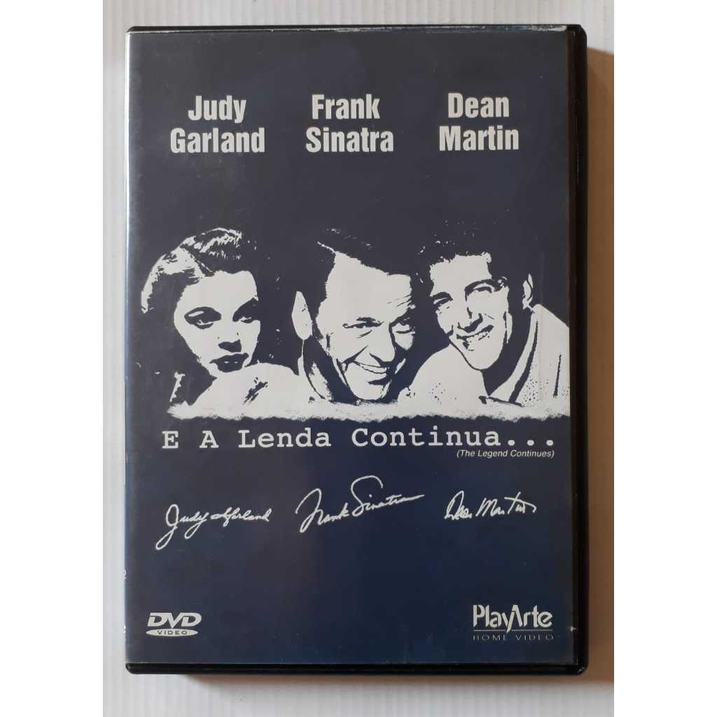 Dvd E a Lenda Continua - Judy Garland, Frank Sinatra, Dean Martin - Original Usado
