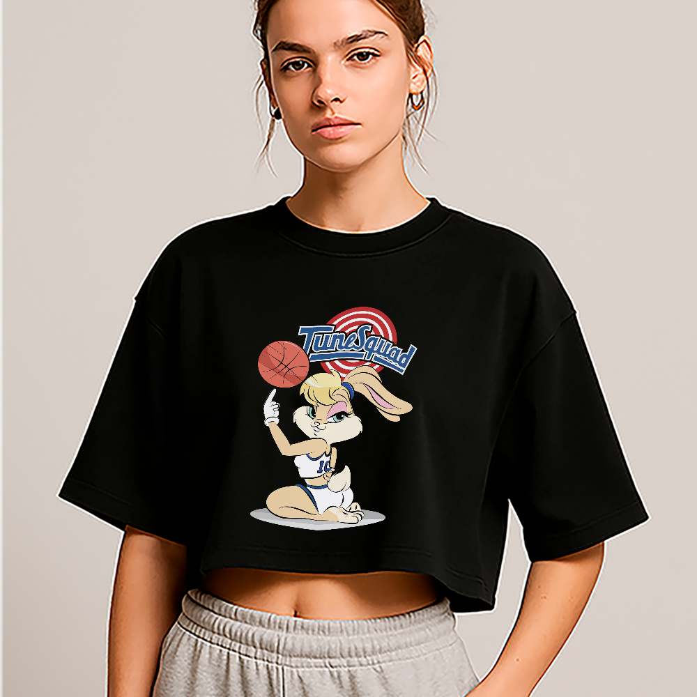 Cropped Oversized Feminino Premium Estampado – Camiseta Curta Moderna, Confortável e Estilosa