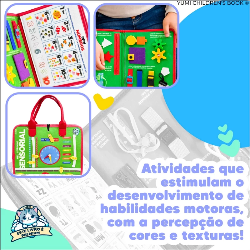Livro Infantil Sensorial Montessori para Bebês e Crianças — foto 5