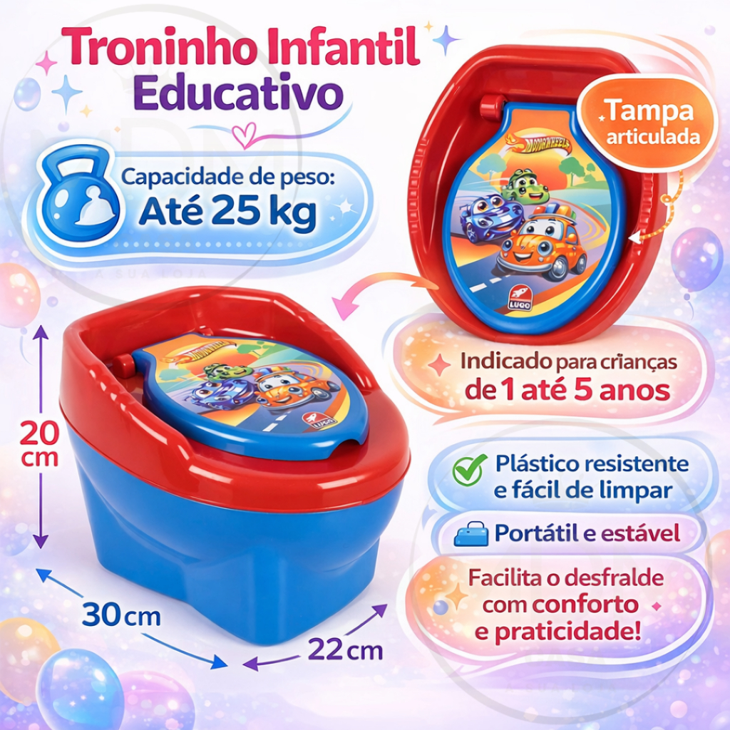Troninho Menino Penico de Transição Infantil Desfraude com Redutor de Acento em Oferta na Shopee