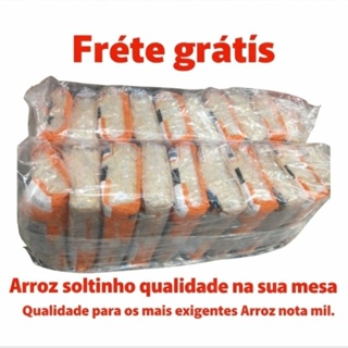 🇧🇷 OFERTA MAXIMA ESPECIAL ATÉ 43% OFF Com Cupom de Seguidor fardo Arroz polido tipo1 original embalado de fabrica em Oferta na Shopee