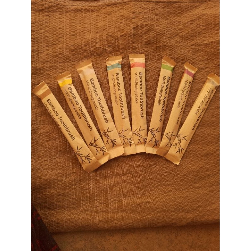 Escova de Dente de Bambu Ecológica | Biodegradável | Cerdas Macias | Sustentável | Vegana