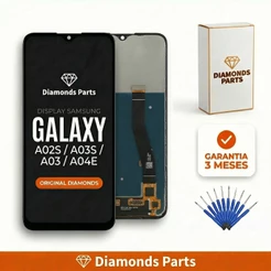 TELA DISPLAY FRONTAL A03/A03S COM ARO DIAMONDS ORIGINAL