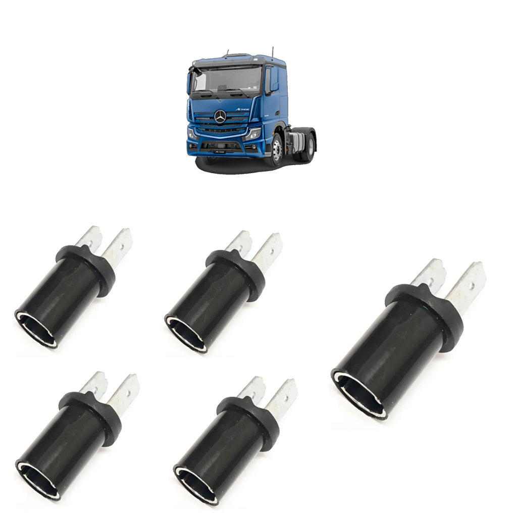 Kit 5 Soquete Painel T4w 69 Universal P/ Lanterna Automotiva