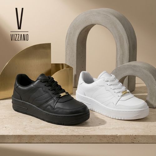 Tênis Vizzano Feminino Plataforma Casual Leve Confortável Estilo Moderno Original