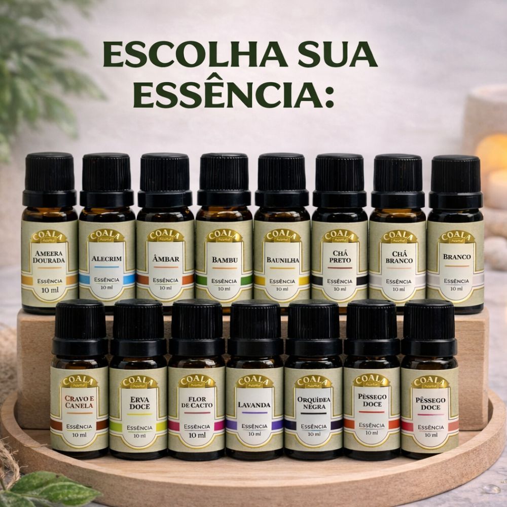 Essência Aromatizante 10ml Para Difusor e Umidificador Elétrico Aromaterapia
