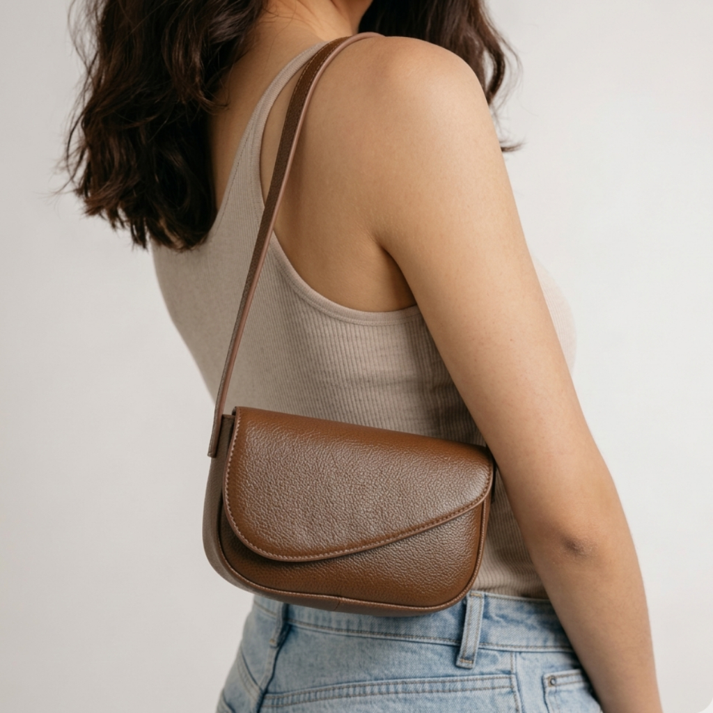 Bolsa Ombro Feminina Casual Elegante Sela Pequena Moderna Estilosa Lançamento