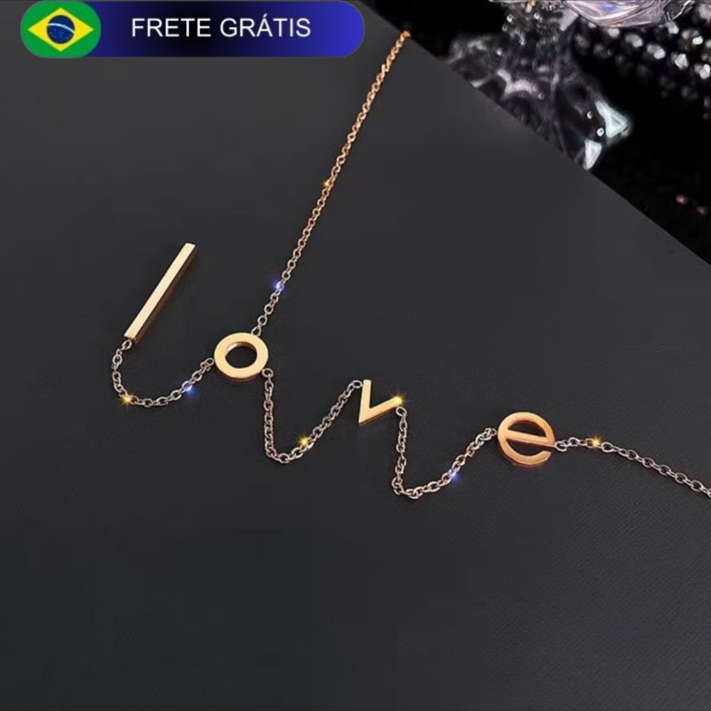 Pulseira feminina semijoia delicada aço inoxidável inox com brilho com ajuste de tamanho antialérgica