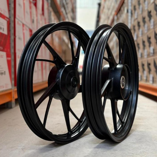 Jogo Roda Pé De Galinha Cg Titan 150 160 Liga Leve Freio A Tambor Lona Com Rolamento Cor Preta Atrox em Oferta na Shopee