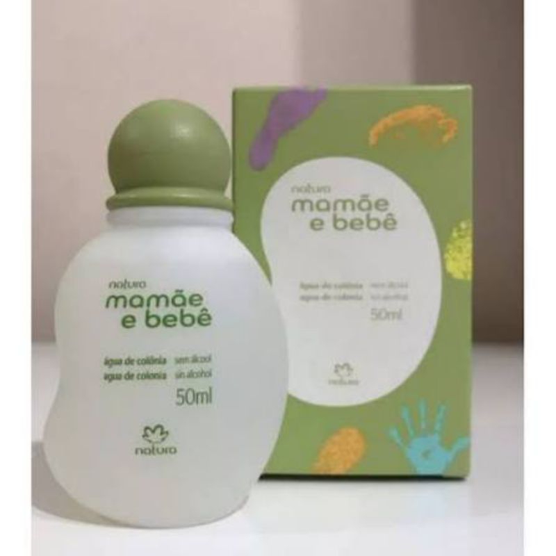 Colônia Mamãe e Bebê Natura 50ml/100ml Original | Fragrância Suave e Segura para Bebês
