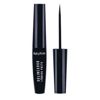 Delineador Líquido Preto Ruby Rose Hb 8406 - Contém 1 Unidade
