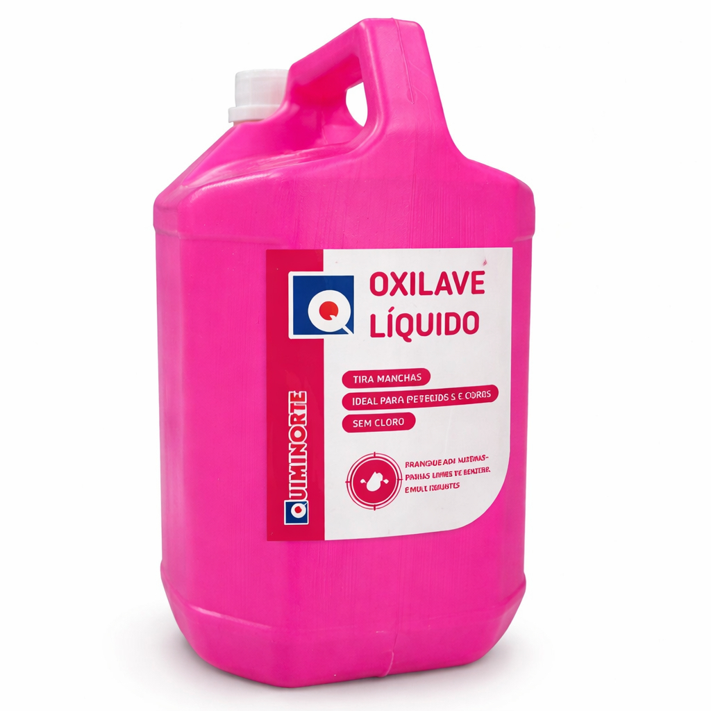 Oxilave Líquido Quiminorte (Tira Manchas sem Cloro) Bombona 5 Litros