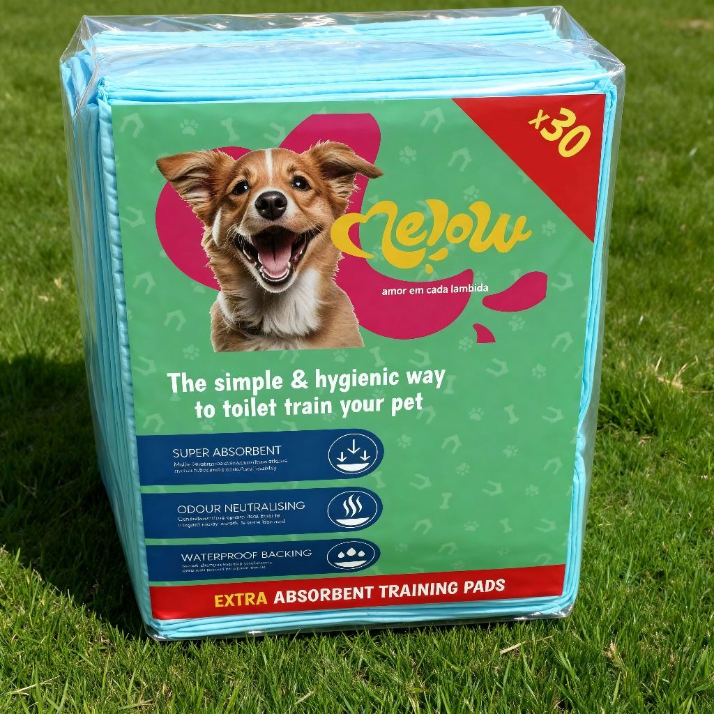 Tapete Higiênico 80X60cm Para Cães/Gatos Com 30 uni Por Pacote