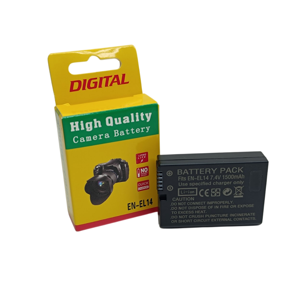 Bateria  En-el14 Para Nikon D3100 D3200 D3300 D5200 D5100 P7000 Nova