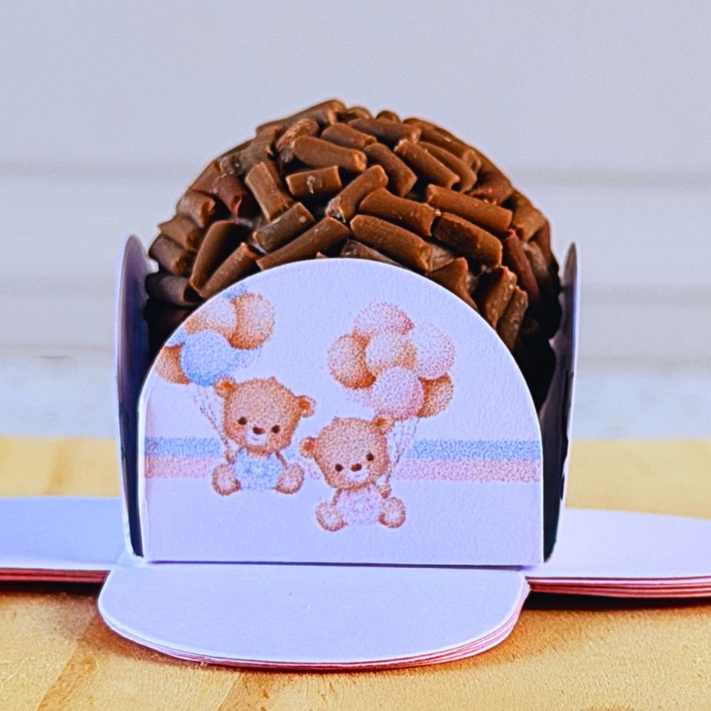 FORMINHAS PARA DOCES MENINA OU MENINO | BRIGADEIRO | PERSONALIZADO CHÁ REVELAÇAO | LEMBRACINHA | FESTA | ANIVERSÁRIO