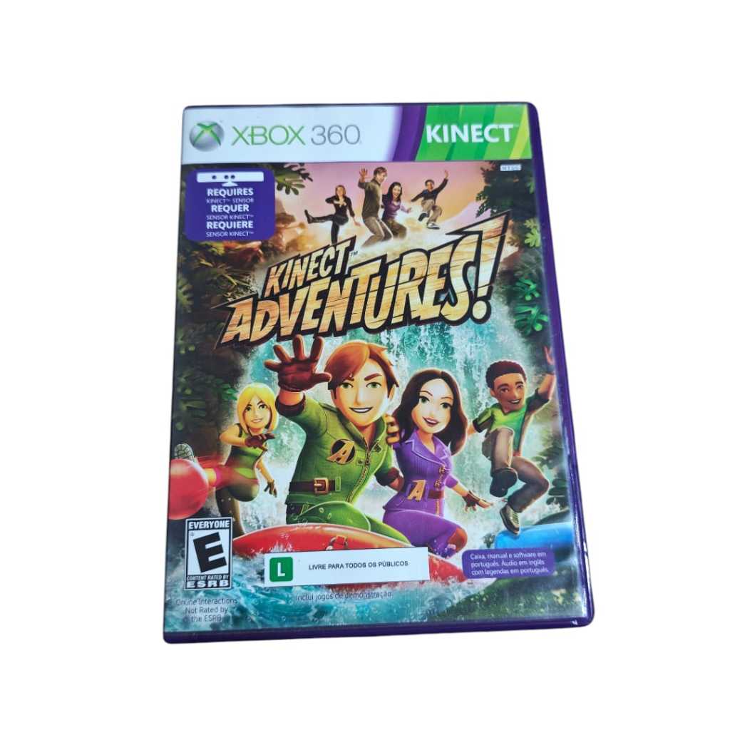 (USADO) Jogo Kinect Adventures! Xbox 360 Mídia Física