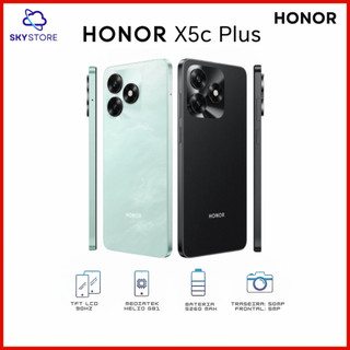Honor X5c Plus 4G, Câmera 50MP, Versão Global, Bateria 5620mAh, 256GB Armazenamento 4GB RAM