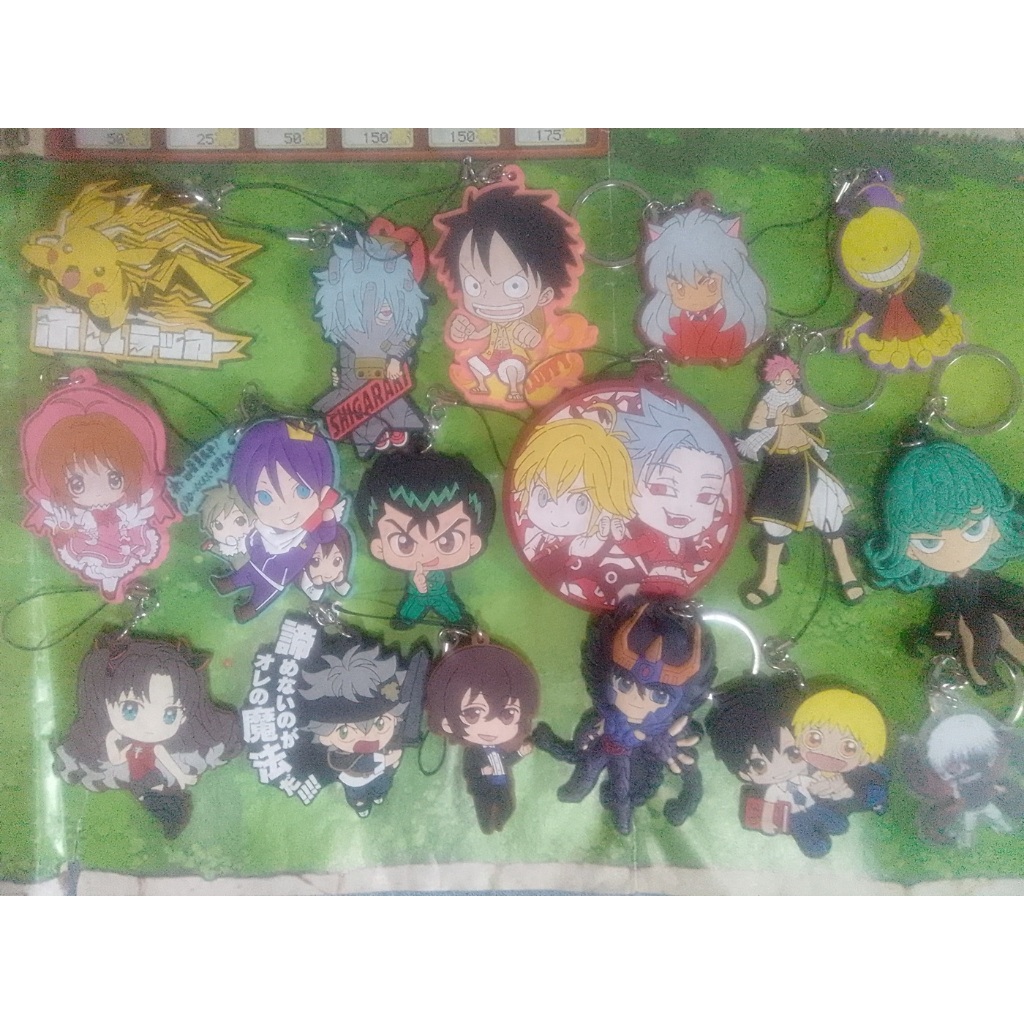 Chaveiro Unidade One Piece Black Clover Nanatsu No Ta Pokémon Boku No Hero Fate Stay Cavaleiros Do Zodíaco Dragon Ball