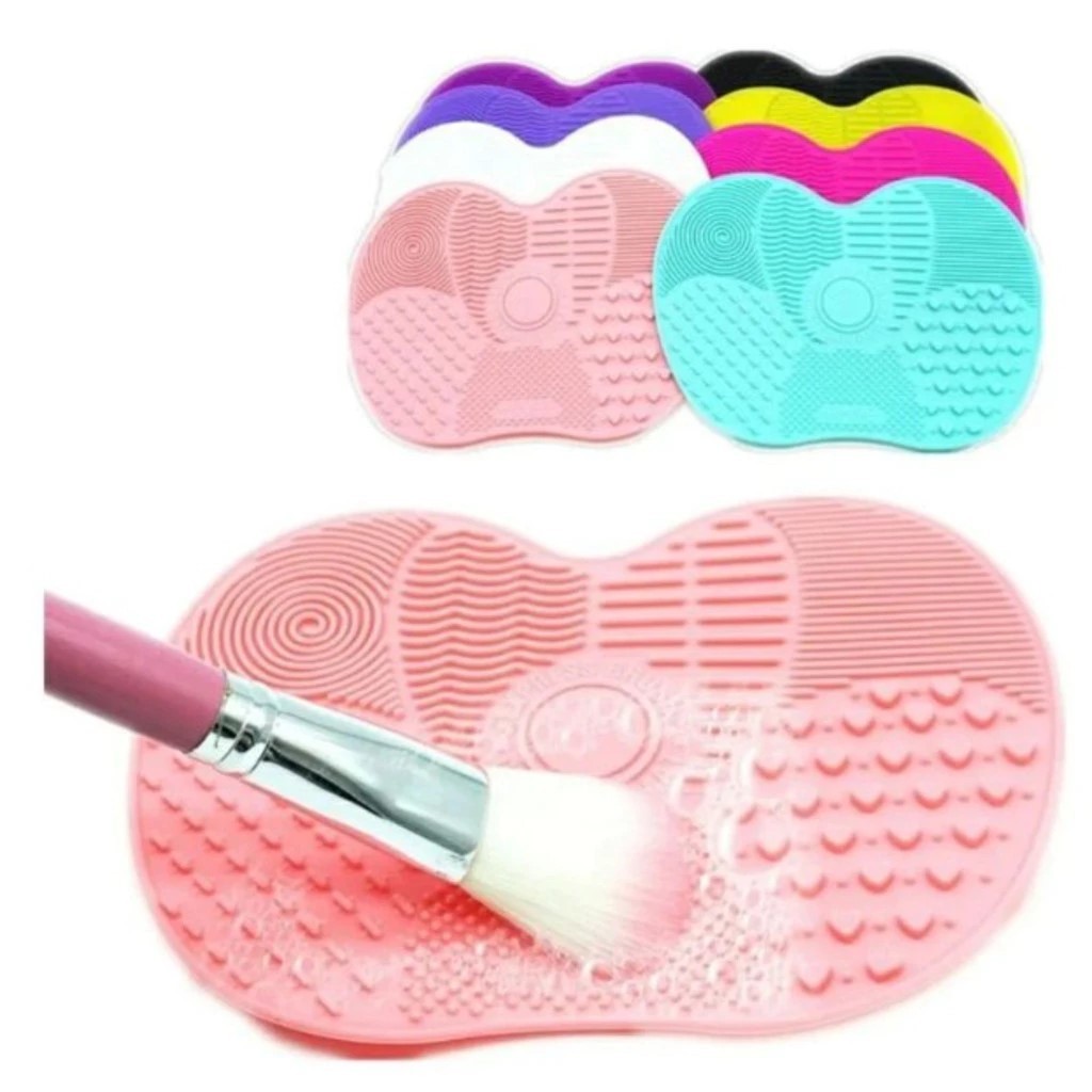 Tapete Para Limpeza De Pincéis Silicone / Pad de limpeza da escova para cuidar e limpar pincéis