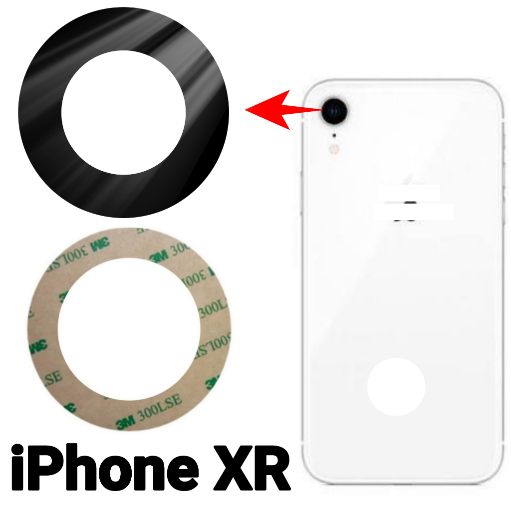 Lente da Câmera Para iPhone Xr Vidro da Câmera Traseira Vidrinho