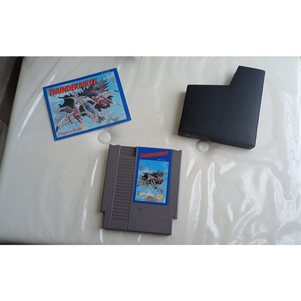 Jogo Thunderbirds Nes Nave Shmup + Manual + Luva Impecável