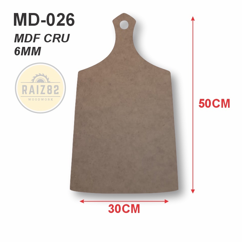 Molde Tábua de carne, Gabarito para Tábua de corte MDF Cru 6mm. MD-026