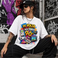Camiseta Anos 90 Raiz | Moda Retrô Vintage 90s Streetwear