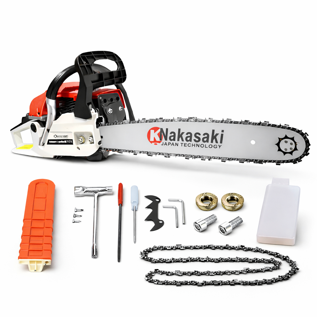 MOTOSSERRA NAKASAKI 83CC NK83CC 55CM 3.5HP GASOLINA POTÊNCIA E EFICIÊNCIA. em Oferta na Shopee