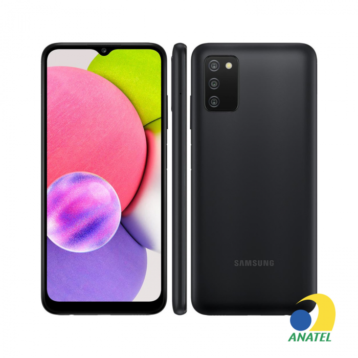 Celular Samsung A03s 64 Gb 4 Gb Ram Com biometria no botao power