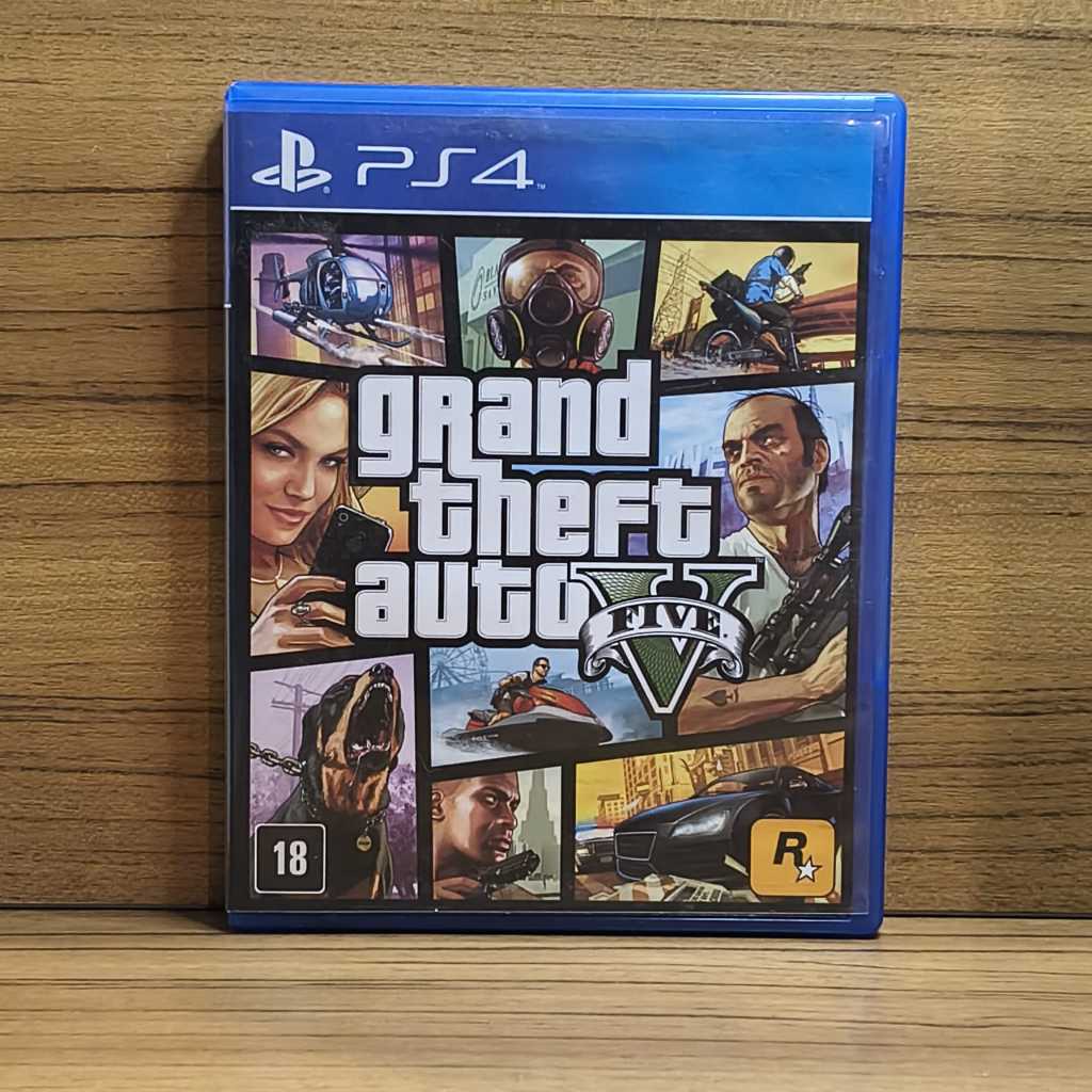 Grand Theft Auto V | GTA 5 Legendado em Português | PS4 Mídia Física Original BR
