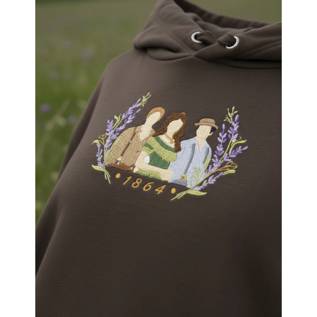 Moletom Bordado The Vampire Diaries 1864 Bordado - Us Custom
