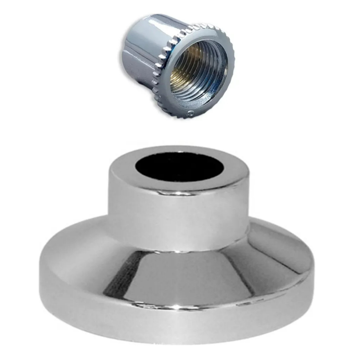 CANOPLA REGISTRO 1.1/2'' C50 ABS CROMADO CÓD. 35