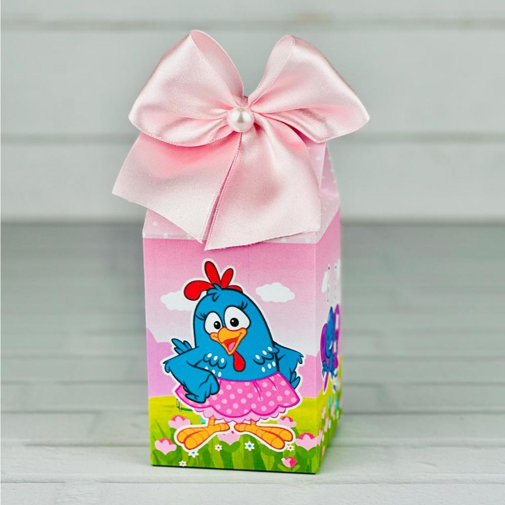 10 Caixa Milk Personalizada Tema Galinha Pintadinha Lembrancinha Festa Infantil Decoração Aniversário