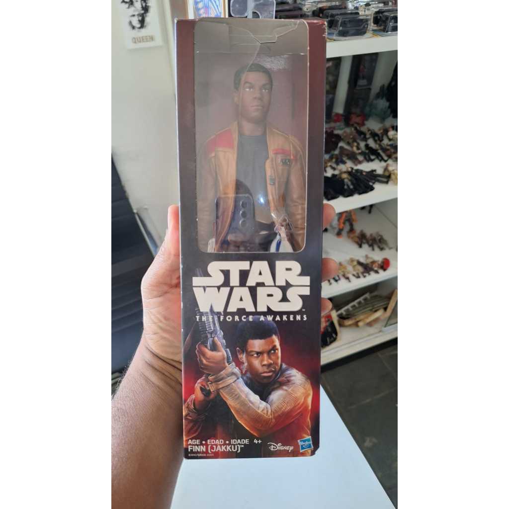Boneco Star Wars Finn (Jakku) The force Awakens Hasbro The Black Series
