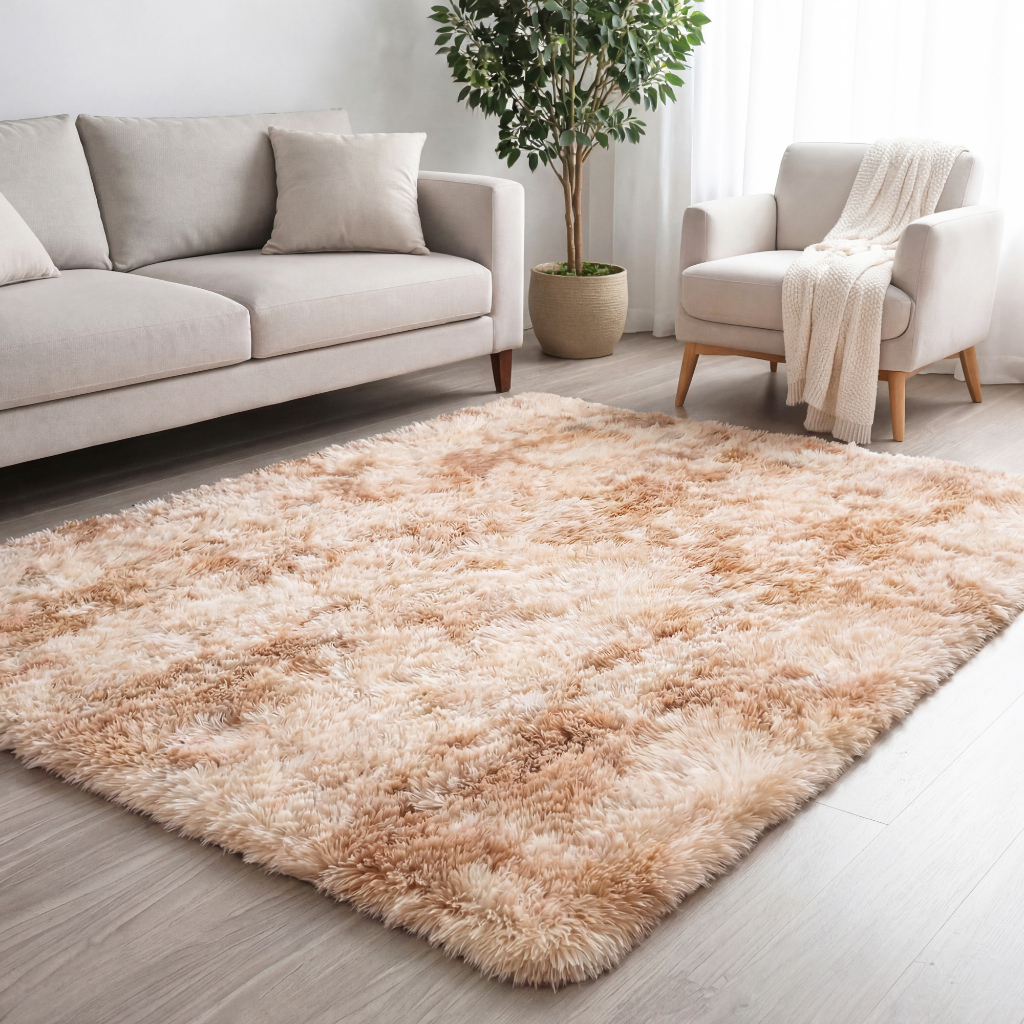 Tapete Sala 1,50x1,00 Peludo 4 Cm De Altura Shaggy Promoção