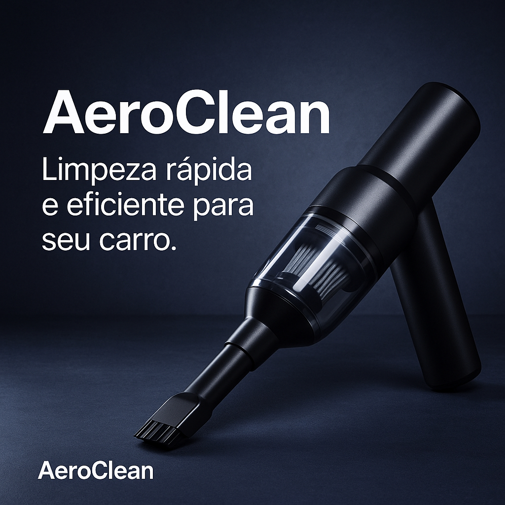 Aspirador Portátil Carro Bivolt Compacto Recarregável Prático