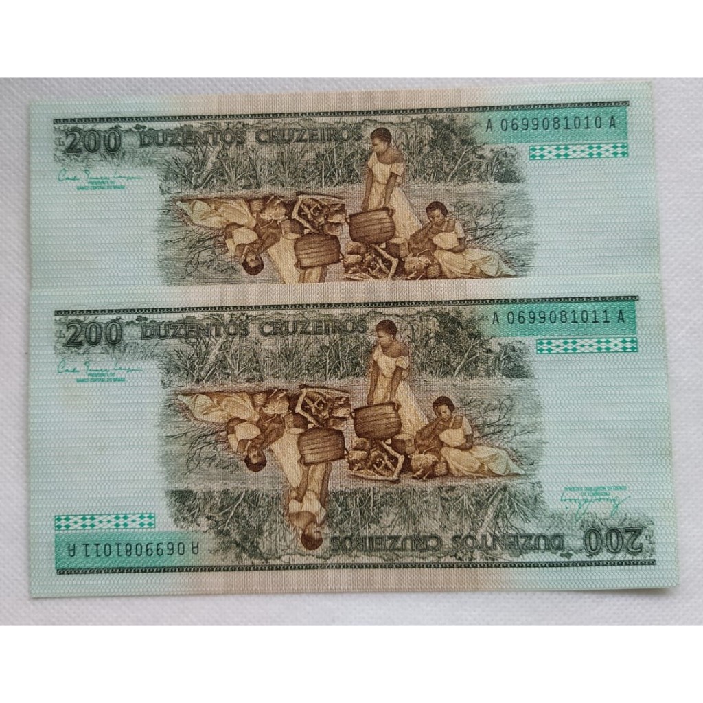 NT-87 Cédula (C158) 200 Cruzeiros 1981  - Unidade