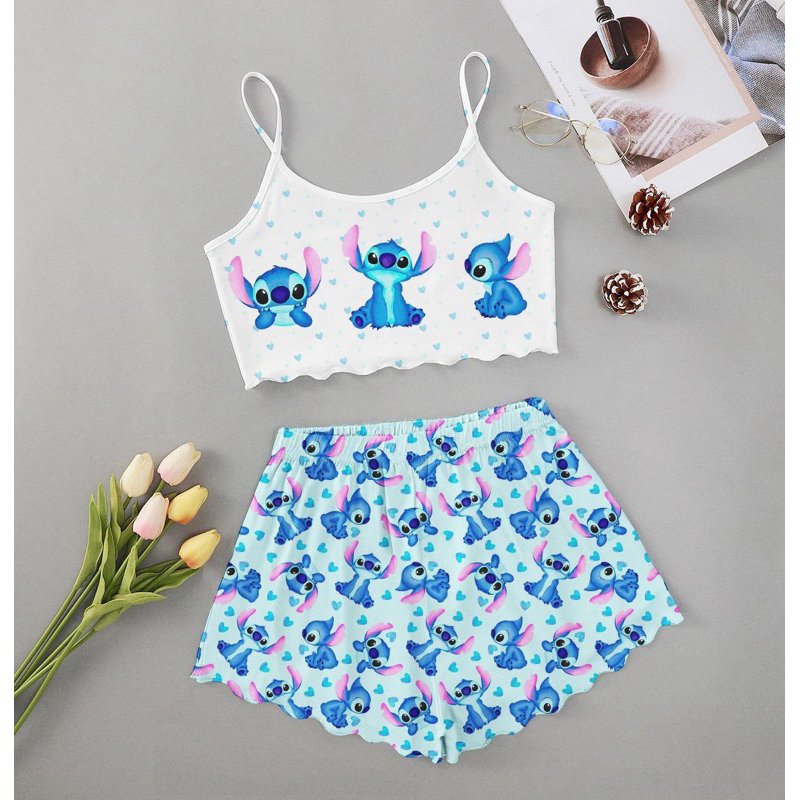Pijama virginia Barato Kit Surpresa | Short Doll Estampado Confortável Suede premium | Envio Aleatório Promoção