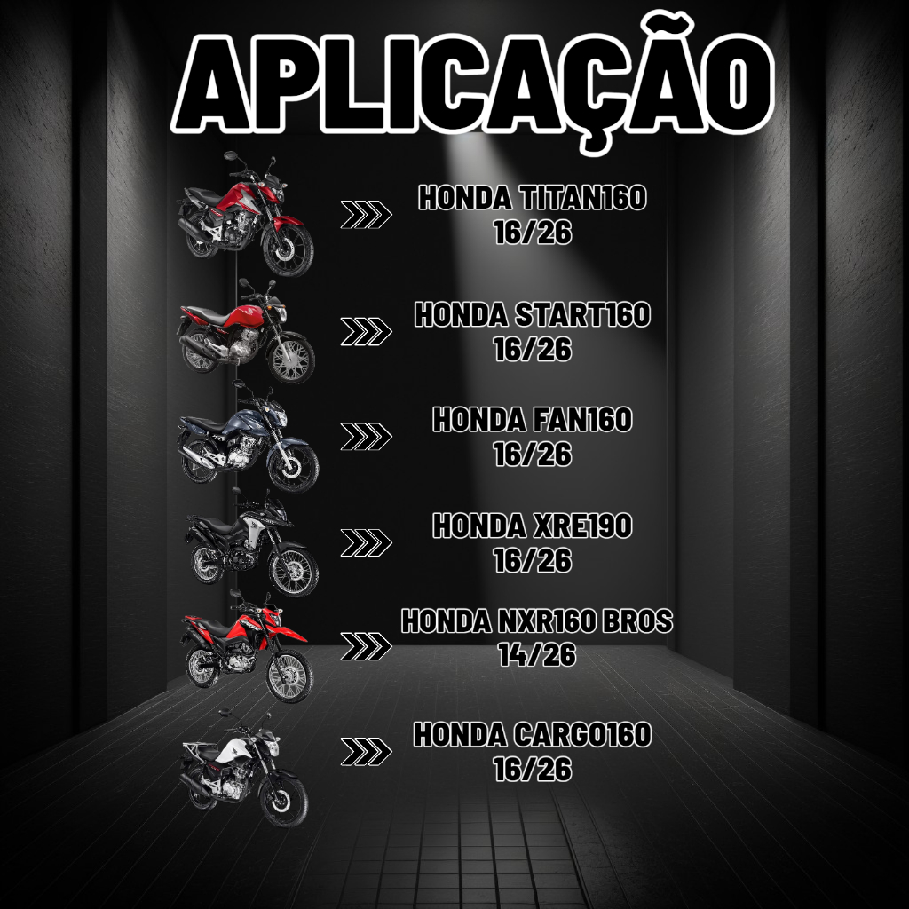 ACIONADOR + TENSOR + GUIA + CORRENTE COMANDO FAN160 TITAN160 START NXR160 BROS XRE190 — imagem 2 de 2