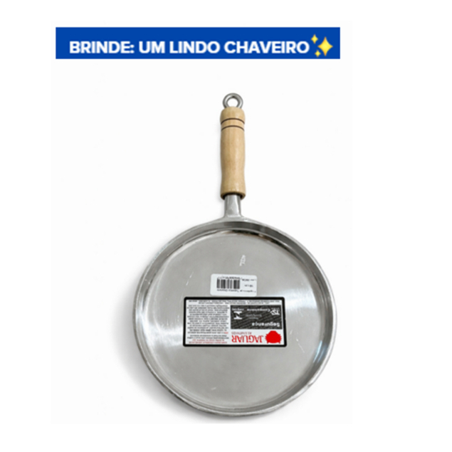 Frigideira Tapioca/Panqueca/Ovo fundida alumínio batido - Alta qualidade