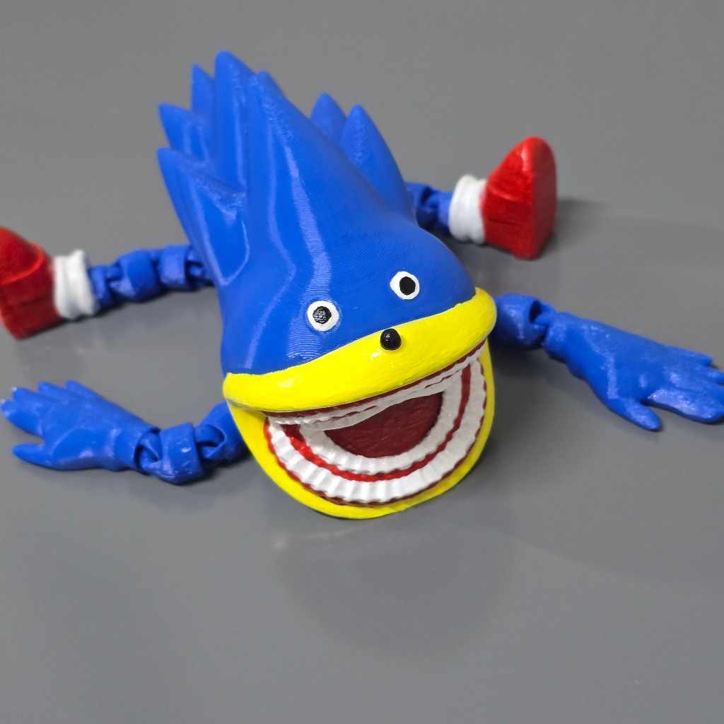 Shin Sonic Articulado – Versão Sombria -  Sonic Shin Tapes